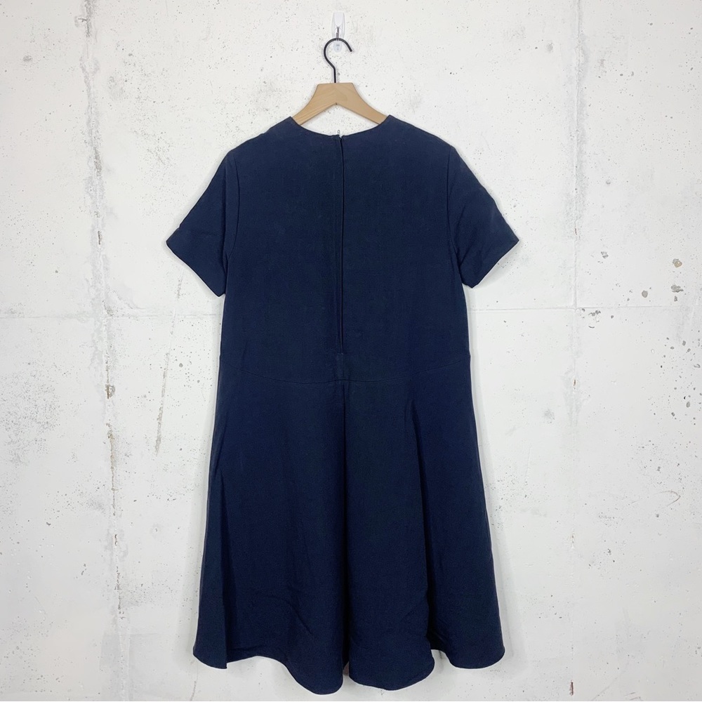 Hache Lagenlook Oversize Pleated Minimalistic Dress Size 44